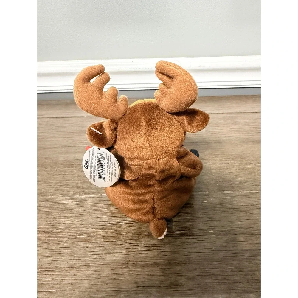 Vintage 1999 Coca-Cola Canada‎ Moose Bean Bag Plush